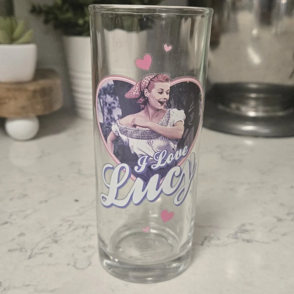 I Love Lucy 10 Oz Drinking Glasses 6